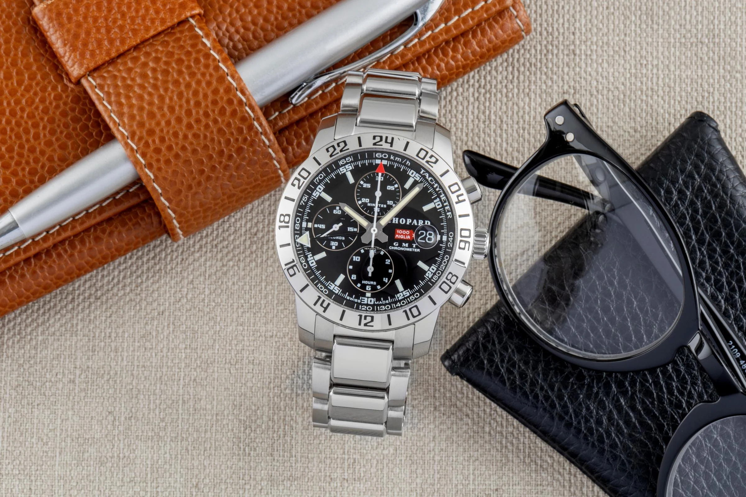 Thumbnail von Chopard Mille Miglia GMT Chronograph Automatik Stahl Ref. 8992