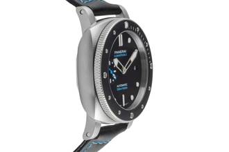 Thumbnail von Panerai Luminor Submersible Stahl Automatik Herrenuhr PAM00683 B&P