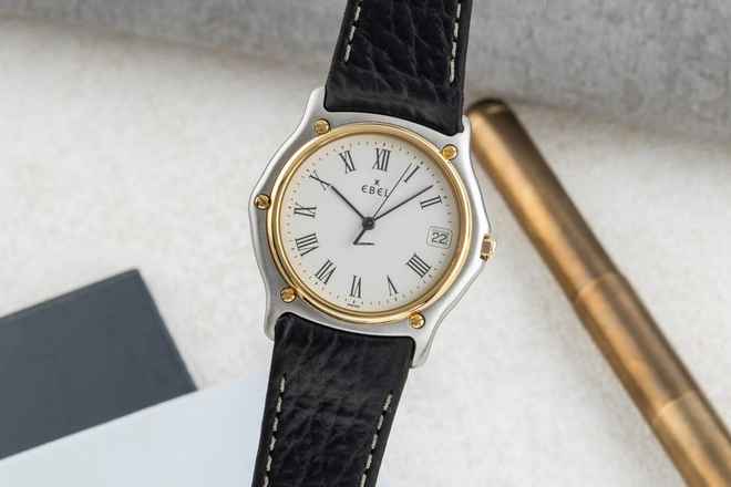  Ebel Classic Wave Stahl / Gold Herrenuhr Ref. E1187141 