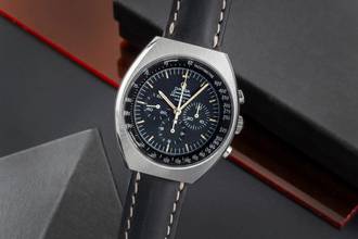 Thumbnail von Omega Speedmaster Mark II Chronograph Stahl Handaufzug Ref. 145.014 Vintage