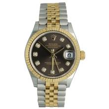 Thumbnail von Rolex Datejust 31 Dark grey/Diamond index Ref. 278273