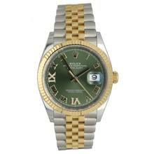Thumbnail von Rolex Datejust 36 Ref.126233 Green Roman Diamond Dial 2025