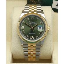 Thumbnail von Rolex Datejust 36 Ref.126233 Green Roman Diamond Dial 2025