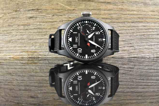  IWC Große Fliegeruhr Top Gun Big Pilot Top Gun Black - Ceramic 7 Days Power Reserve 