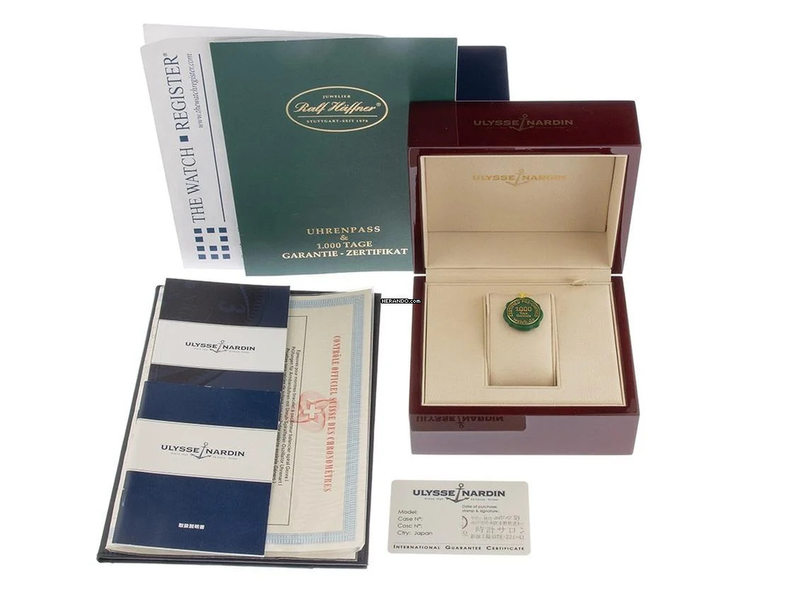 Thumbnail von Ulysse Nardin Marine Chronometer 41mm Ref.263-66 2007 Full Set wie Neu Vintage Marine Chronometer