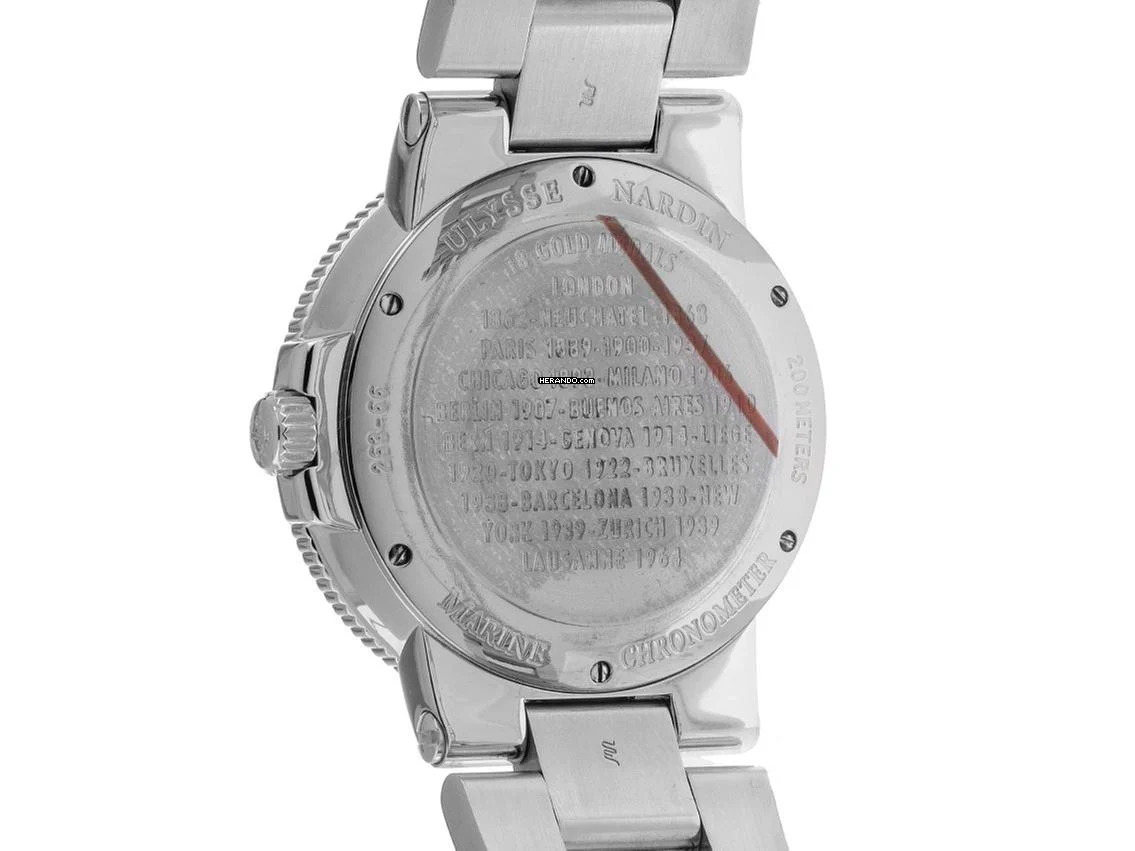 Thumbnail von Ulysse Nardin Marine Chronometer 41mm Ref.263-66 2007 Full Set wie Neu Vintage Marine Chronometer