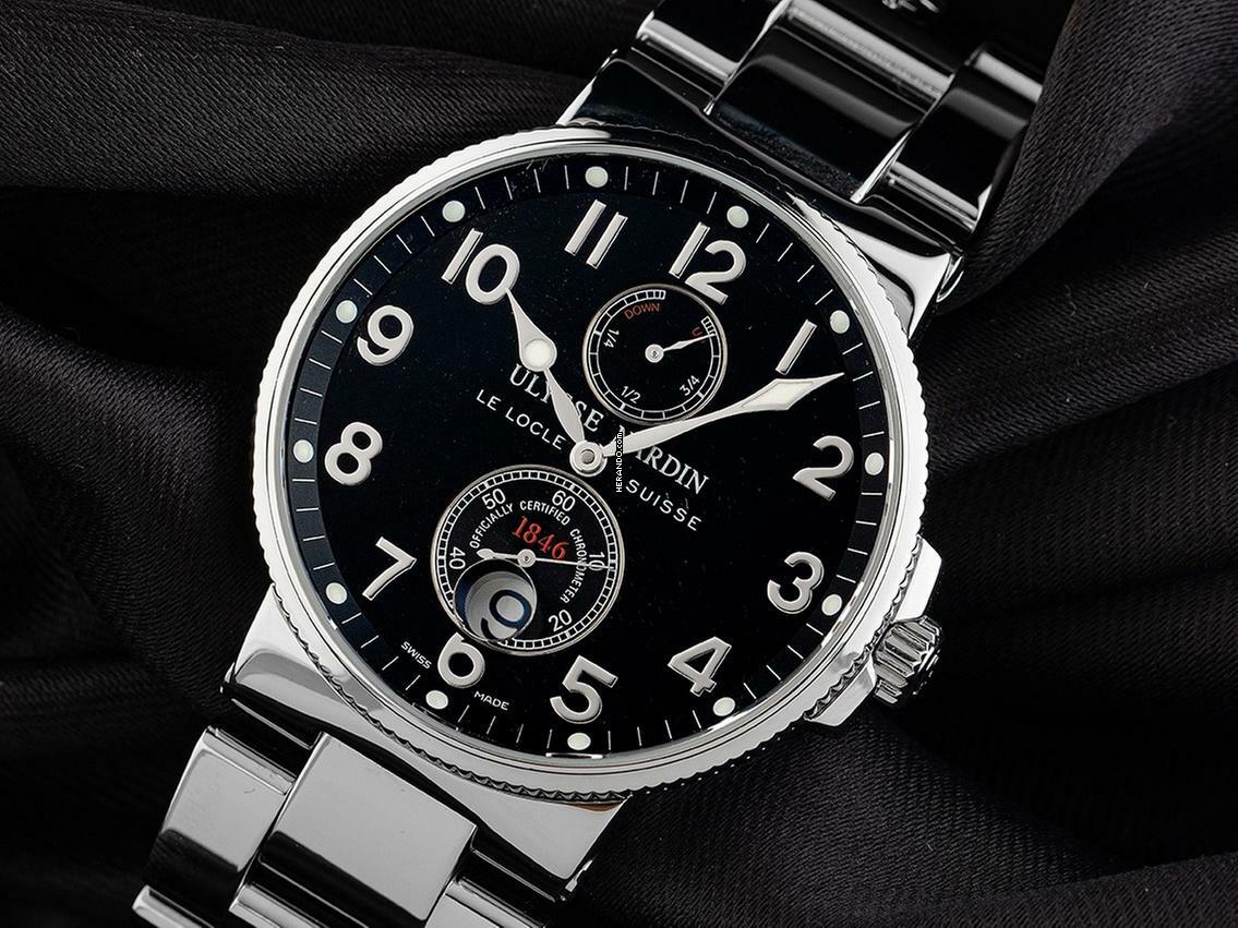 Thumbnail von Ulysse Nardin Marine Chronometer 41mm Ref.263-66 2007 Full Set wie Neu Vintage Marine Chronometer