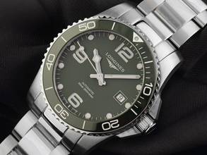 Thumbnail von Longines HydroConquest Ref.L3.781.4.06.6 2025 Full Set Ungetragen Hydro Conquest Green Dial