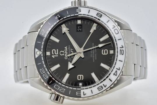  Omega Seamaster Planet Ocean GMT Black/White 21530442201001 