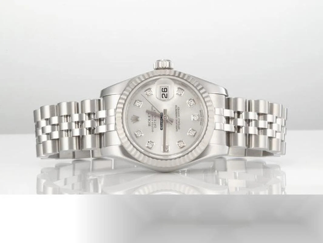 Thumbnail von Rolex Lady-Datejust Stahl Weissgold 750 179174 2014 Diamanten Automatik Stainless Steel 18kt White Gold Jubilé-band Chronometer Oyster