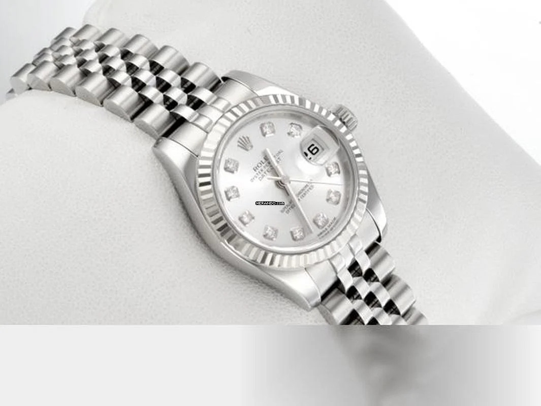 Thumbnail von Rolex Lady-Datejust Stahl Weissgold 750 179174 2014 Diamanten Automatik Stainless Steel 18kt White Gold Jubilé-band Chronometer Oyster