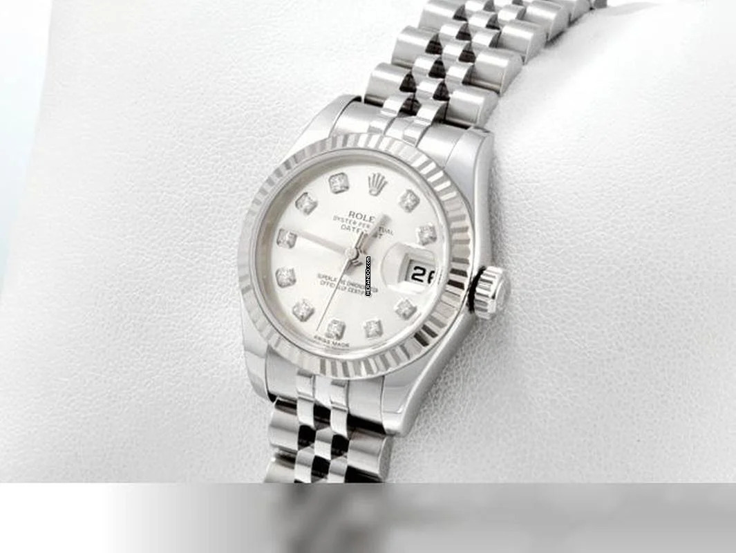 Thumbnail von Rolex Lady-Datejust Stahl Weissgold 750 179174 2014 Diamanten Automatik Stainless Steel 18kt White Gold Jubilé-band Chronometer Oyster