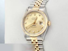 Thumbnail von Rolex Datejust 36 36mm 16233 1990 Edelstahl Gelbgold 750 Automatik Stainless Steel 18kt Yellow Gold Jubilé-band Chronometer Oyster