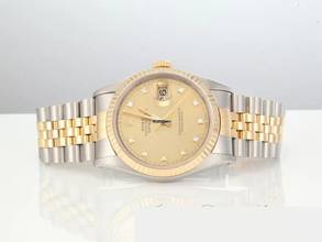 Thumbnail von Rolex Datejust 36 36mm 16233 1990 Edelstahl Gelbgold 750 Automatik Stainless Steel 18kt Yellow Gold Jubilé-band Chronometer Oyster