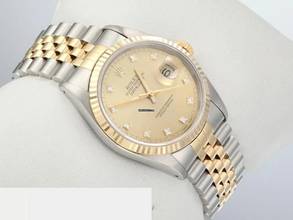 Thumbnail von Rolex Datejust 36 36mm 16233 1990 Edelstahl Gelbgold 750 Automatik Stainless Steel 18kt Yellow Gold Jubilé-band Chronometer Oyster