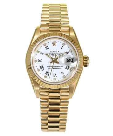  Rolex Lady-Datejust 18ct Gold Ref. 69178 - Komplettrevision bei Rolex 12.2025 