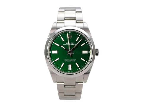  Rolex Oyster Perpetual 41 Ref. 124300 Green 