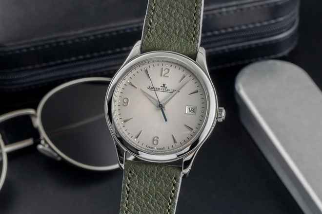  Jaeger-LeCoultre Master Control Date Stahl Automatik Ref. Q1548420 176.8.40.S Papiere 