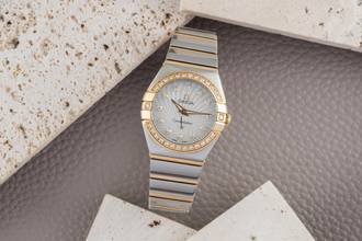 Thumbnail von Omega Constellation Quartz Stahl/Rotgold MOP Diamanten Ref.123.25.24.60.55.006