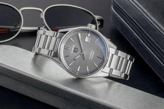 Thumbnail von TAG Heuer Carrera Calibre 5 Stahl Automatik Herrenuhr Ref. WAR211C.BA0782 Box & Papiere