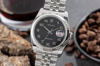 Thumbnail von Rolex Datejust 36 Computer Dial Stahl / Weissgold Oyster Ref. 116234 B&P 2007