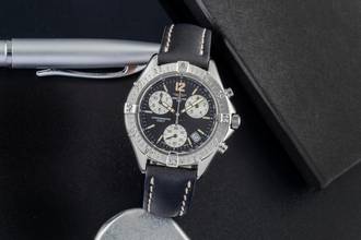 Thumbnail von Breitling Colt Chronograph Black Dial Edelstahl Herrenuhr Ref. A53035 Klassiker