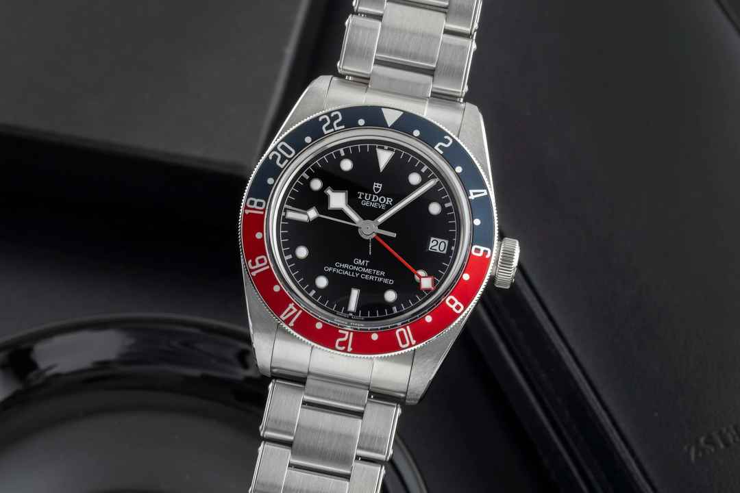  Tudor Black Bay GMT Edelstahl Automatik Herrenuhr Ref. 79830RB-0001 B&P 