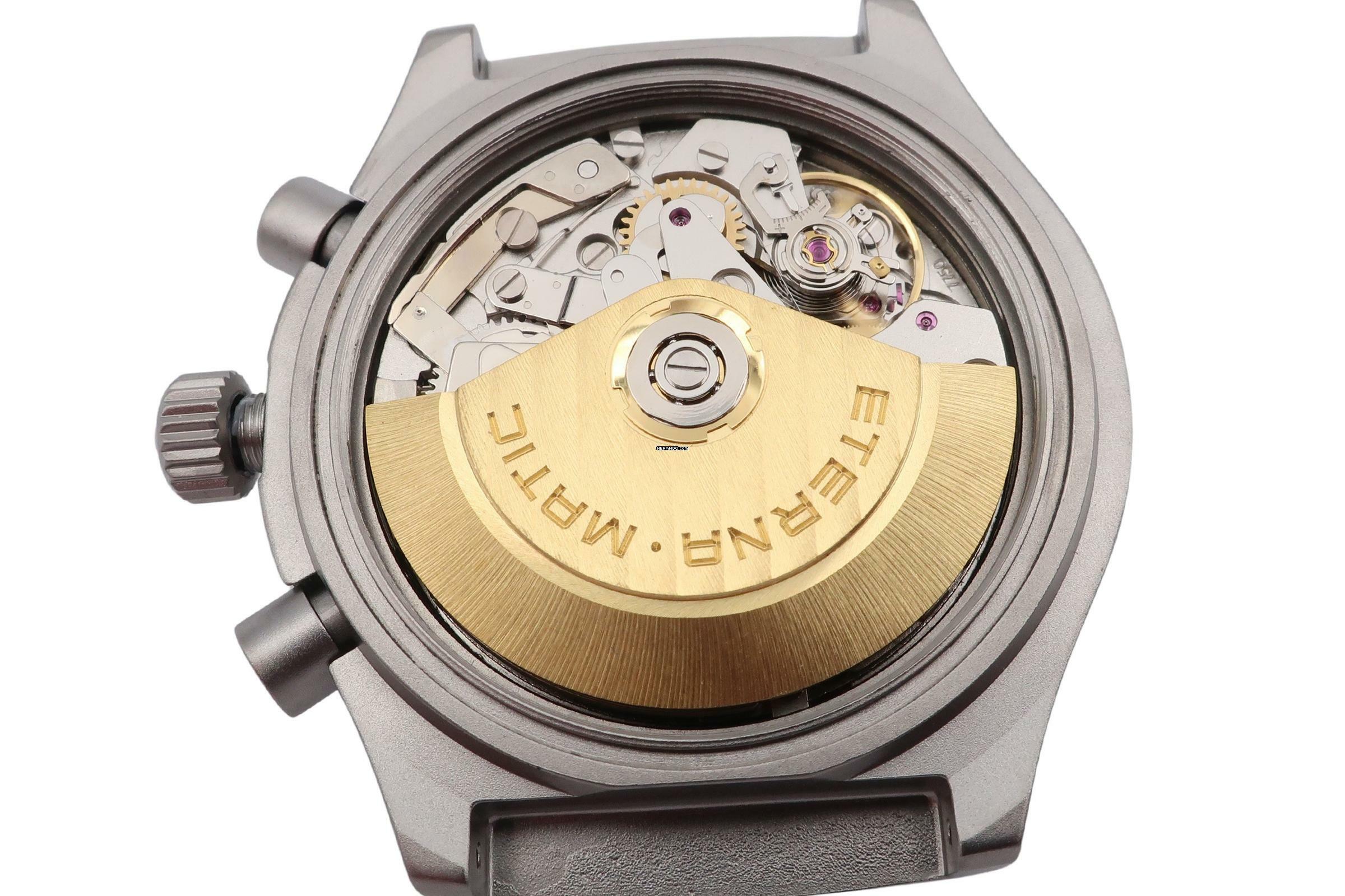 Thumbnail von Porsche Design by Eterna Day-Date Chronograph Automatik Titan Ref. 674.6625.10