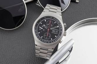 Thumbnail von Porsche Design by Eterna Day-Date Chronograph Automatik Titan Ref. 674.6625.10