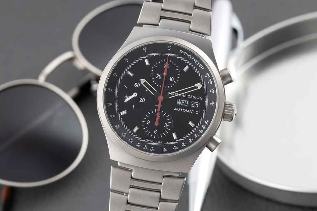  Porsche Design by Eterna Day-Date Chronograph Automatik Titan Ref. 674.6625.10 