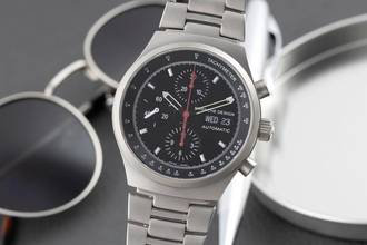 Thumbnail von Porsche Design by Eterna Day-Date Chronograph Automatik Titan Ref. 674.6625.10