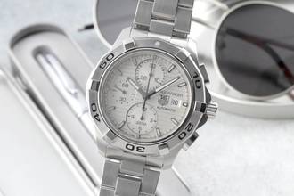 Thumbnail von TAG Heuer Aquaracer 300M Chronograph Automatik Stahl Ref. CAP2111.BA0833 B&P 2016