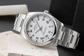 Thumbnail von Rolex Air King 34 White Dial Oyster Edelstahl Automatik Ref. 114200 M-Serie