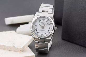 Thumbnail von Rolex Air King 34 White Dial Oyster Edelstahl Automatik Ref. 114200 M-Serie
