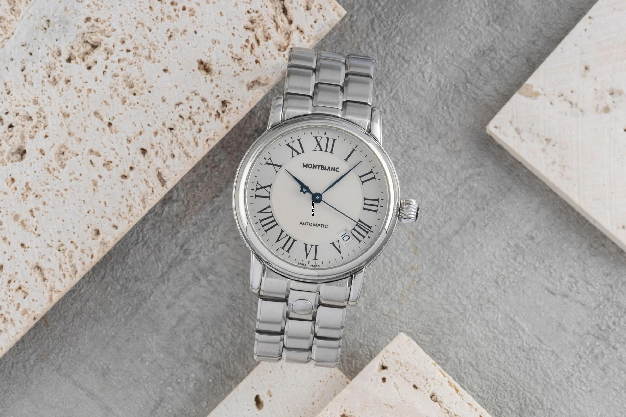 Thumbnail von Montblanc Star Meisterstück Star Date 36mm Edelstahl Automatik Herrenuhr Ref. 7042