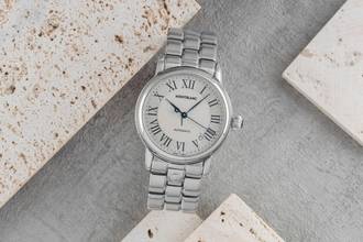 Thumbnail von Montblanc Star Meisterstück Star Date 36mm Edelstahl Automatik Herrenuhr Ref. 7042