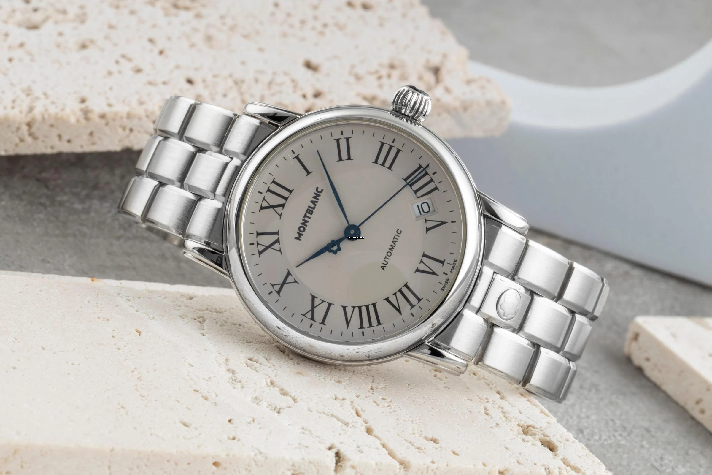 Thumbnail von Montblanc Star Meisterstück Star Date 36mm Edelstahl Automatik Herrenuhr Ref. 7042