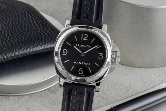  Panerai Luminor Base Handaufzug Edelstahl Herrenuhr Ref. PAM00112 