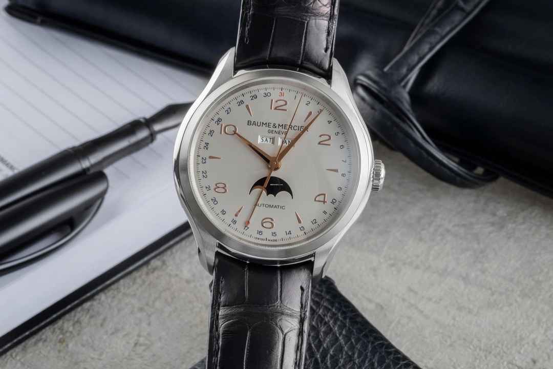  Baume & Mercier Clifton Stahl Automatik Herrenuhr Ref. M0A10055 65718 