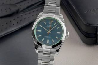 Thumbnail von Rolex Milgauss Z-Blue Automatik Stahl Herrenuhr Oyster Perpetual Ref. 116400GV