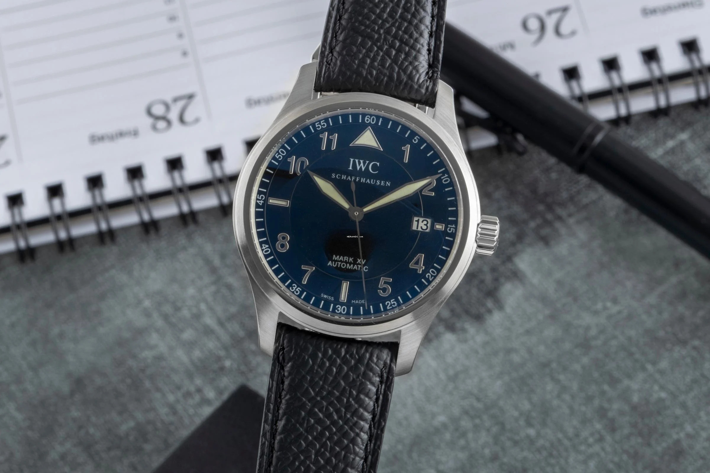  IWC Fliegeruhr Mark XV Pilot Edelstahl Automatik Herrenuhr Ref. IW325311 Klassiker 