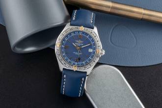 Thumbnail von Breitling Antares GMT Stahl / Gold Automatik Herrenuhr Ref. B32047.1 Klassiker