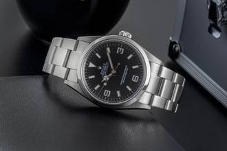 Thumbnail von Rolex Explorer 36 Black Dial Oyster Stahl Automatik Ref. 114270 K-Serie Box