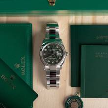 Thumbnail von Rolex Datejust 36 Rare Palm Motif Diamond Dial