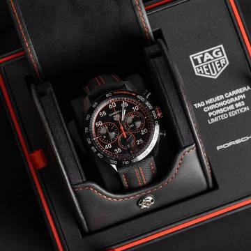  TAG Heuer Carrera Porsche Chronograph Special Edition Limited Edition Full Set 