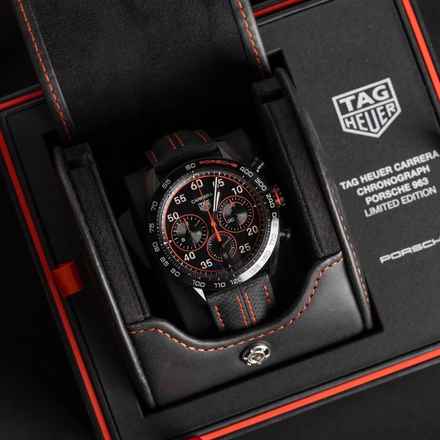  TAG Heuer Carrera Porsche Chronograph Special Edition Limited Edition Full Set 