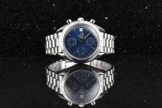 Thumbnail von Omega Speedmaster Date 39 Automatic 35118000 Blue Dial Vintage 1994