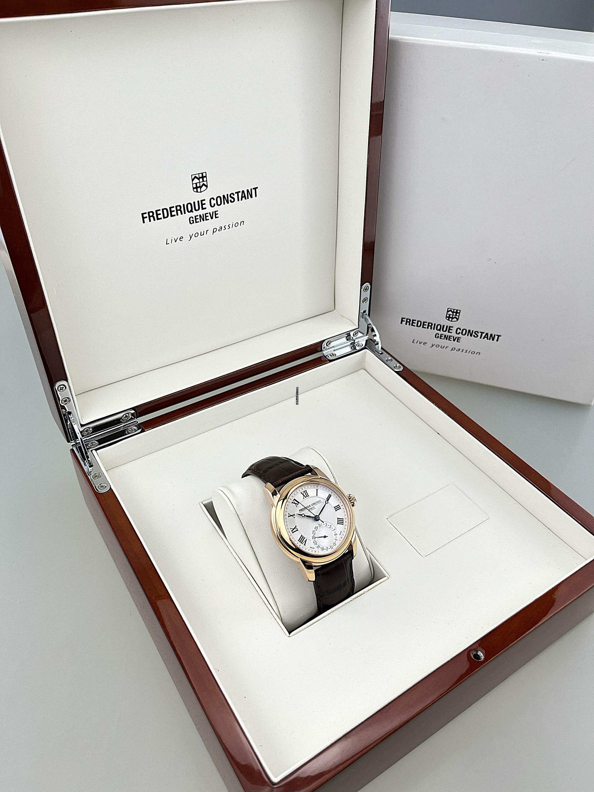 Thumbnail von Frederique Constant Manufacture Classic Automatic Pattern Dial Edelstahlgehäuse Roségod plattiert mit Originalbox