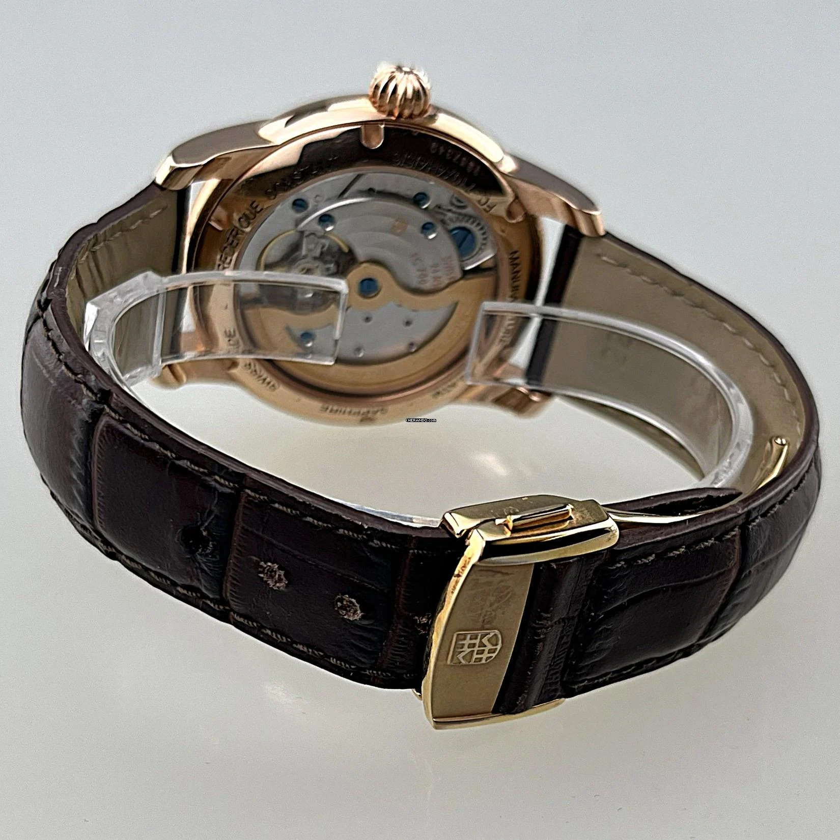 Thumbnail von Frederique Constant Manufacture Classic Automatic Pattern Dial Edelstahlgehäuse Roségod plattiert mit Originalbox