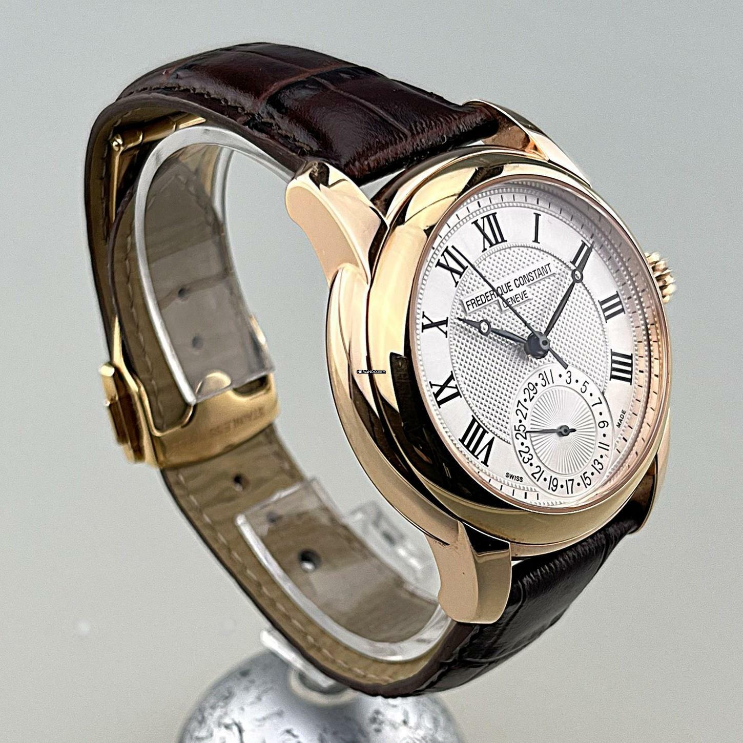 Thumbnail von Frederique Constant Manufacture Classic Automatic Pattern Dial Edelstahlgehäuse Roségod plattiert mit Originalbox